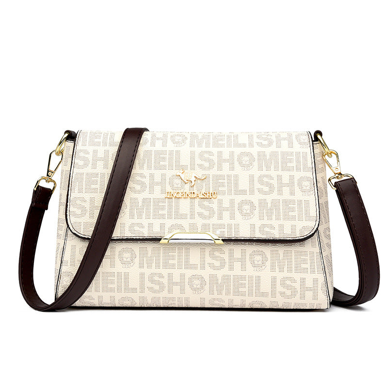 Women's Soft Leather Female Mother Portable Fashion Retro Bags