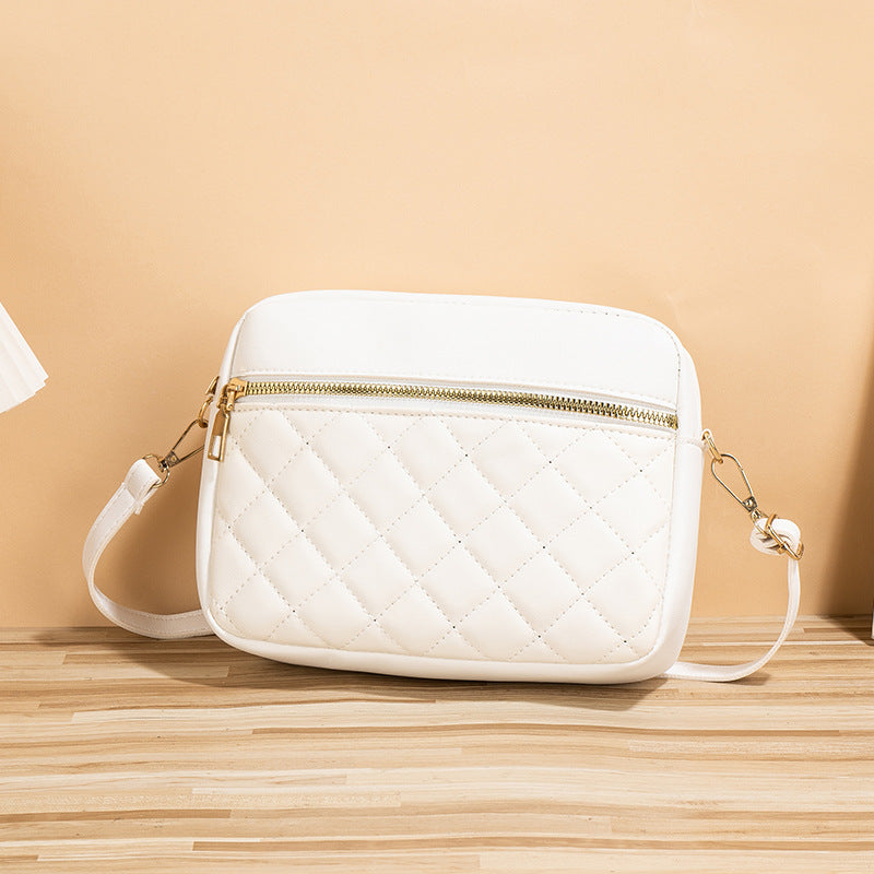 Women's Fashion Leisure Commute Diamond Pattern Women's Shoulder Bag