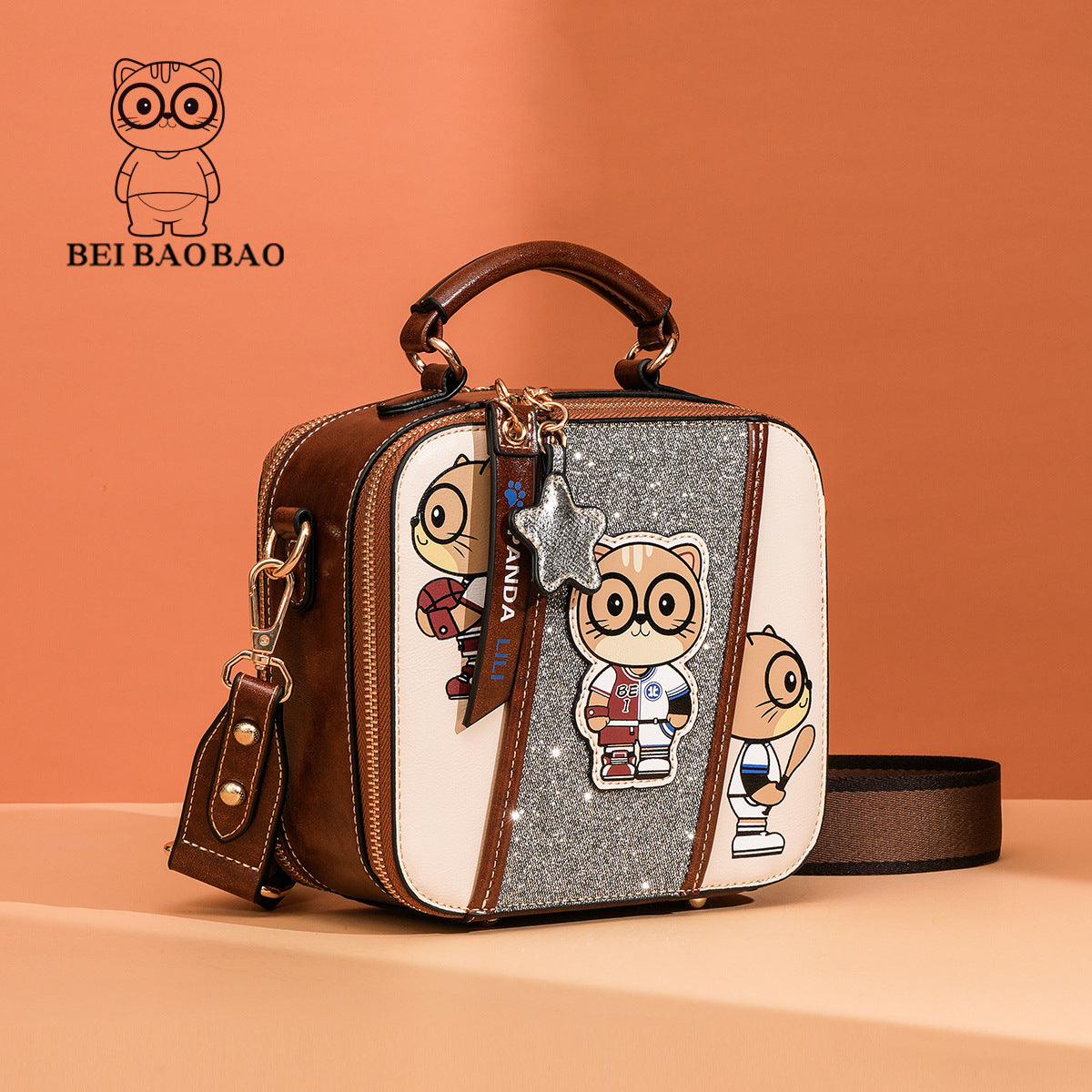 Source Cartoon Cute Portable Box Western Bags