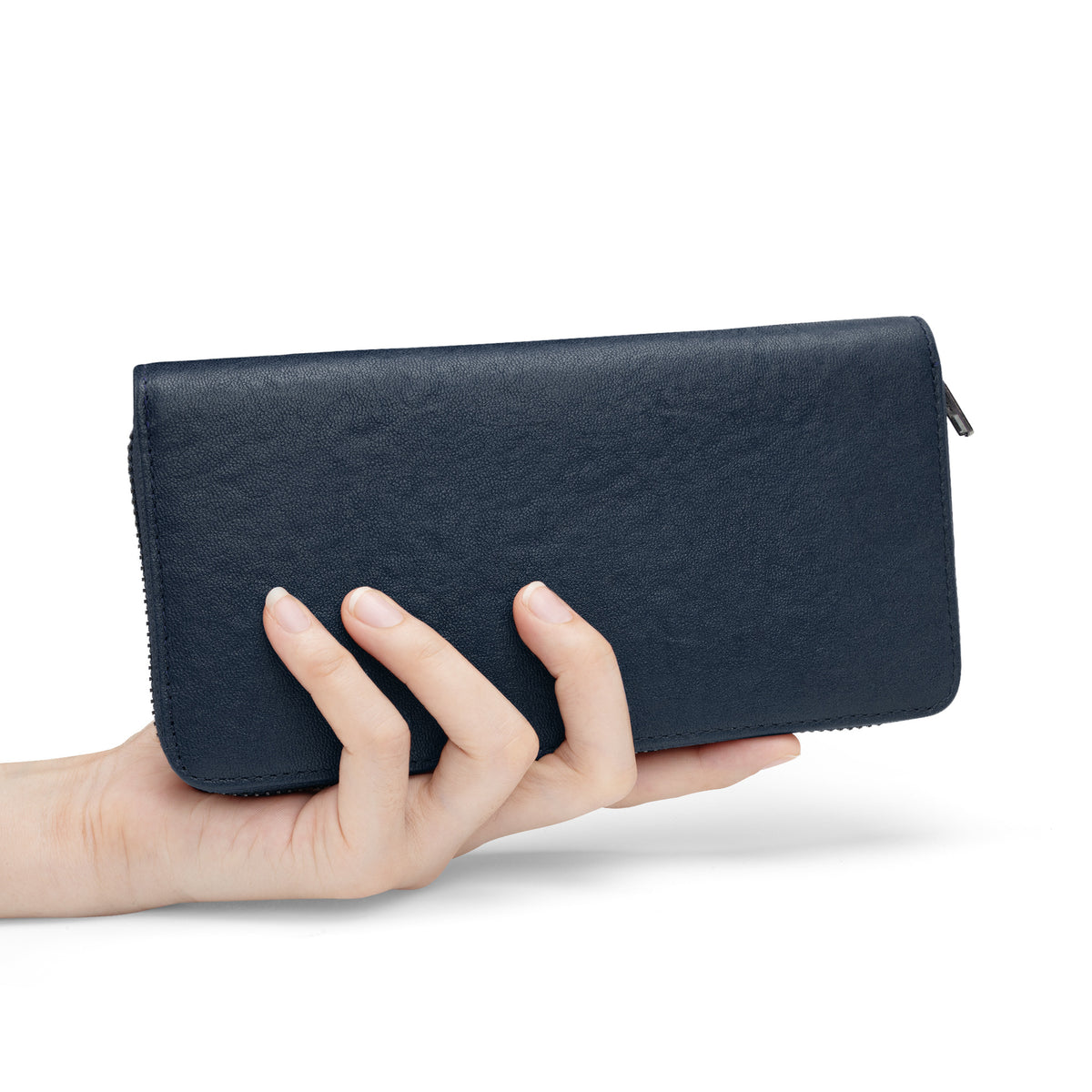 Retro Long Multiple Slots Strap Zipper Handbags
