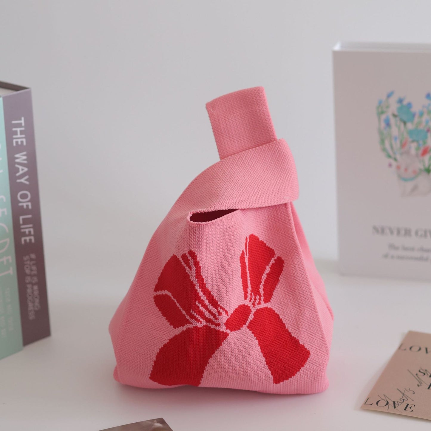 Unique Women's Knitted Woven Vest Simple Handbags