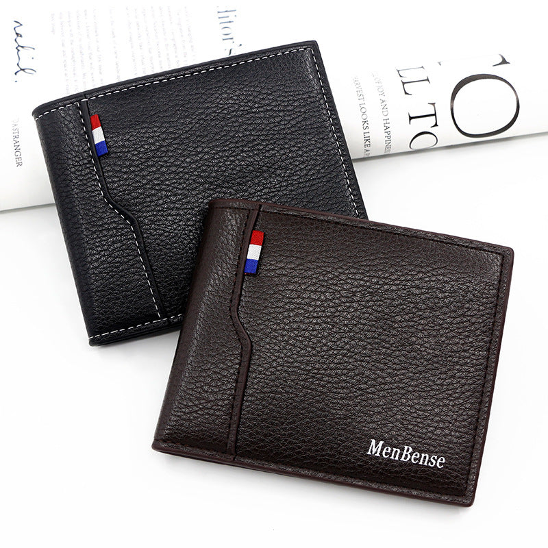 Men's Leather Portable Large Capacity Multifunctional Multiple Men's Wallet