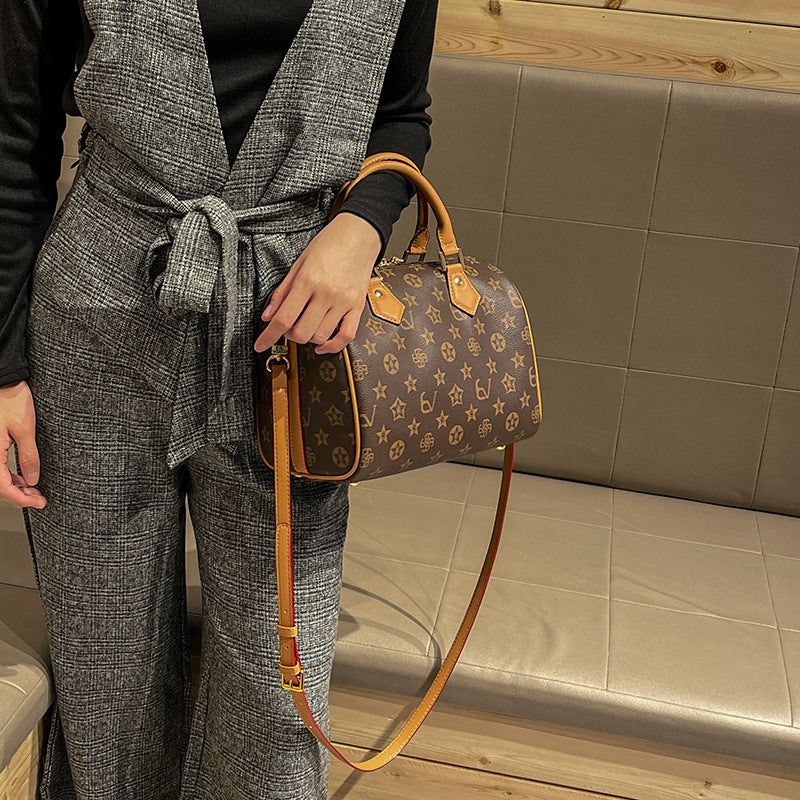 Women's High Sense Vintage Print Large Capacity Bags