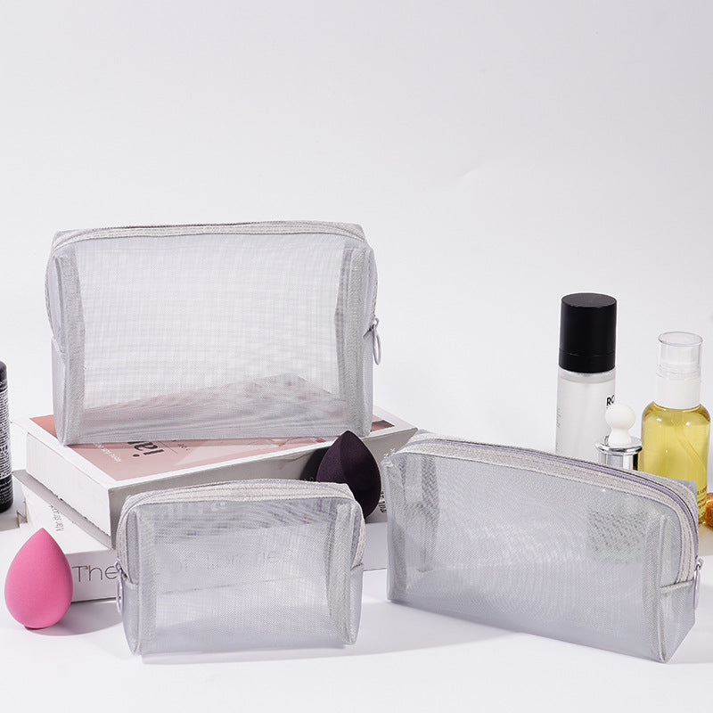 Women's Style Mesh Portable Mini Storage Cosmetic Bags