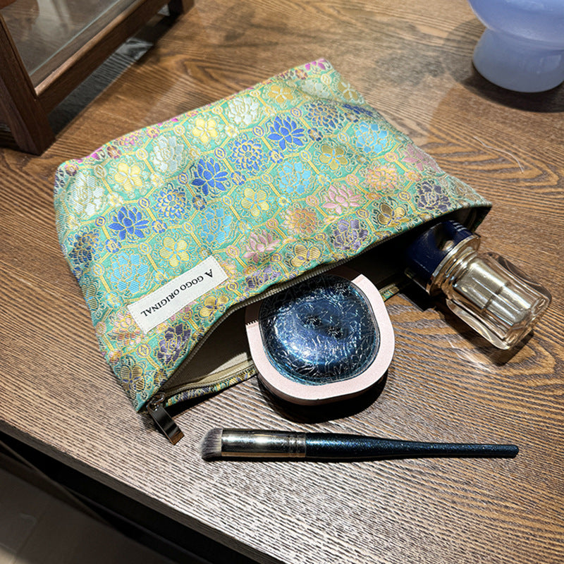 Style Artistic Portable Skin Care Buggy Ethnic Makeup Bag