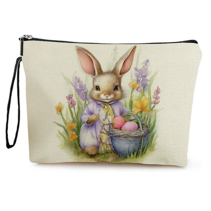 Easter Carrying Home Zipper Wash Storage Cosmetic Bags