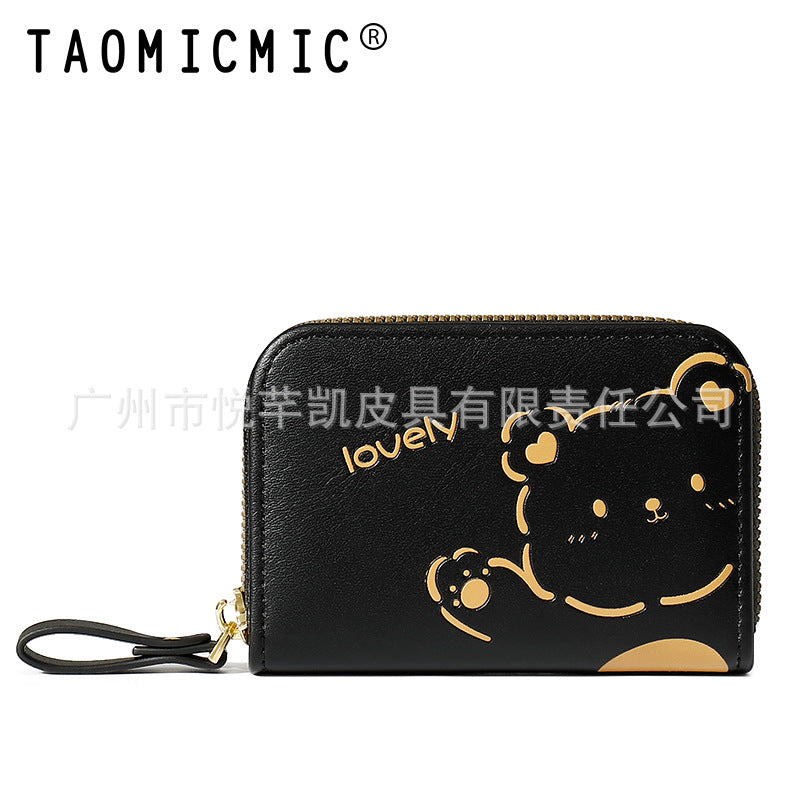 Women's Kaila Chain Mini Slot Expanding Cartoon Card Holder