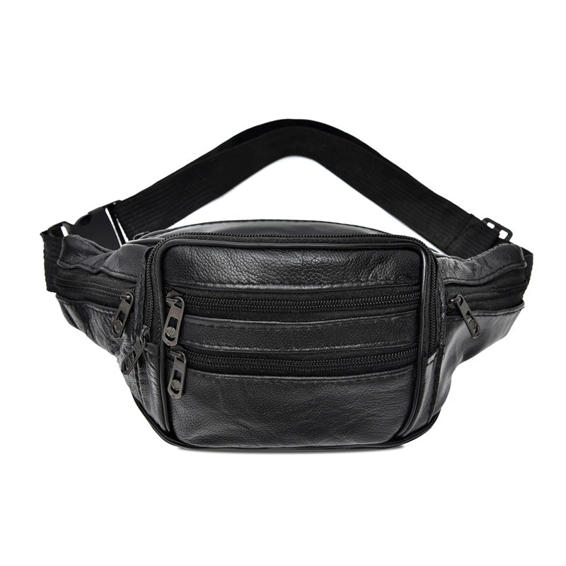 Women's & Men's & Leather Pocket Cattle Large Capacity Men's Waist Packs