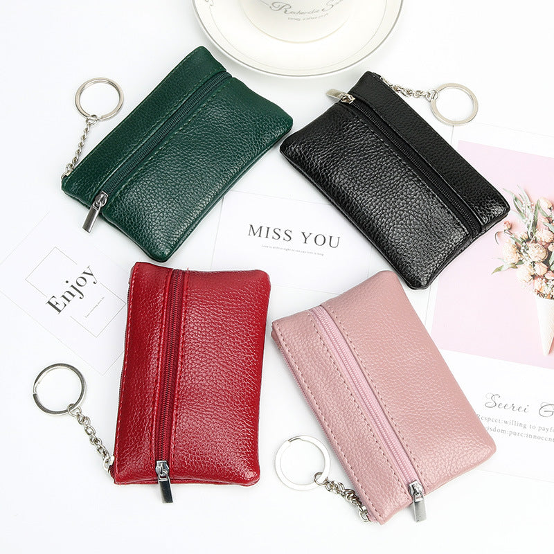 Women's Korean Mini Fashion Thin Short Coin Purses