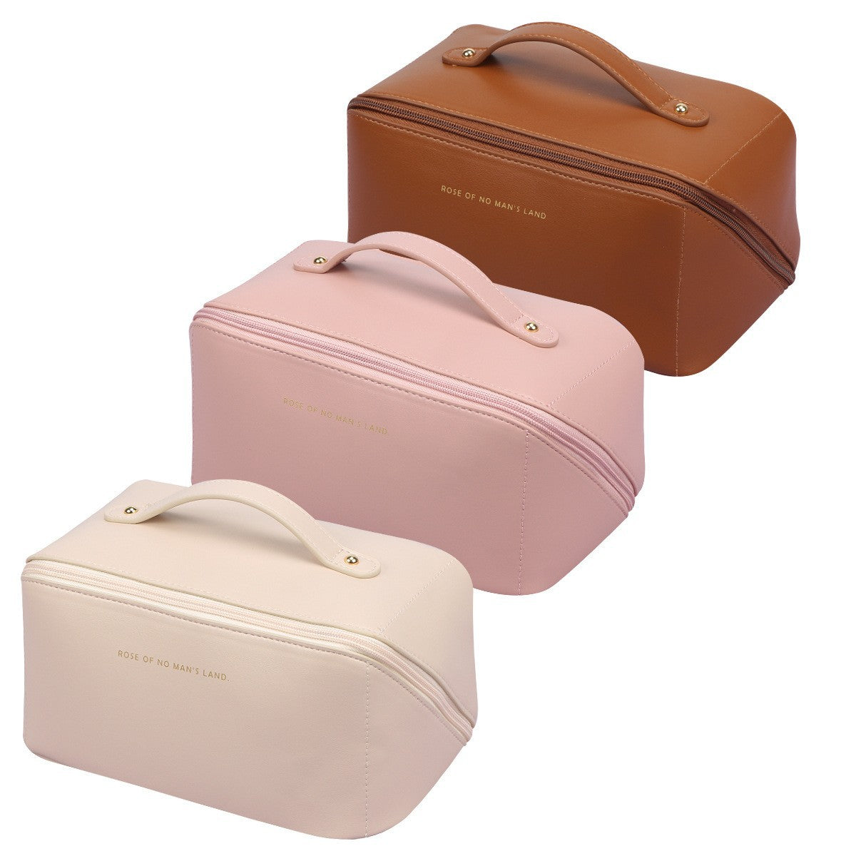 Women's Portable Large Capacity High Sense Wash Cosmetic Bags