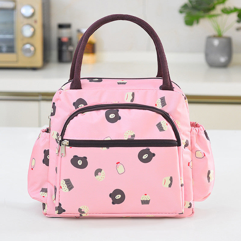 Women's Cloth Thickened Lunch Box Mother Handbags