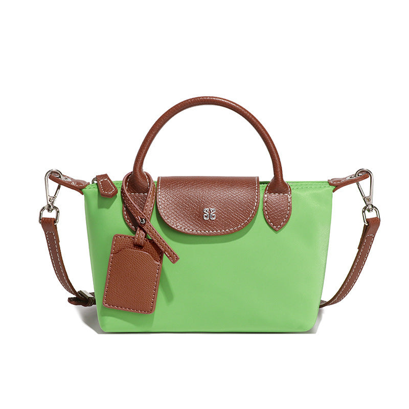 Women's French Style Mini Fashion Simple Dumpling Nylon Waterproof Lightweight Phone Bags
