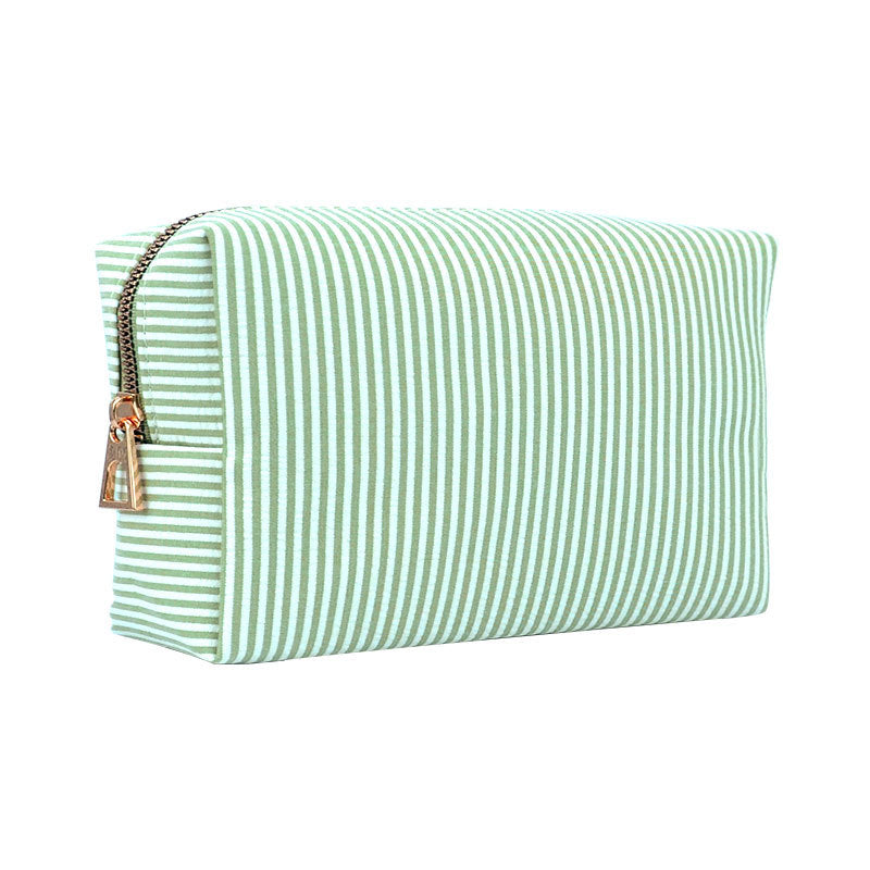 Seersucker Portable Outing Beauty Indian Style Bags