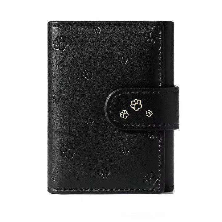 Women's Version Simple Short Tri Fold Fashion Ladies Wallets