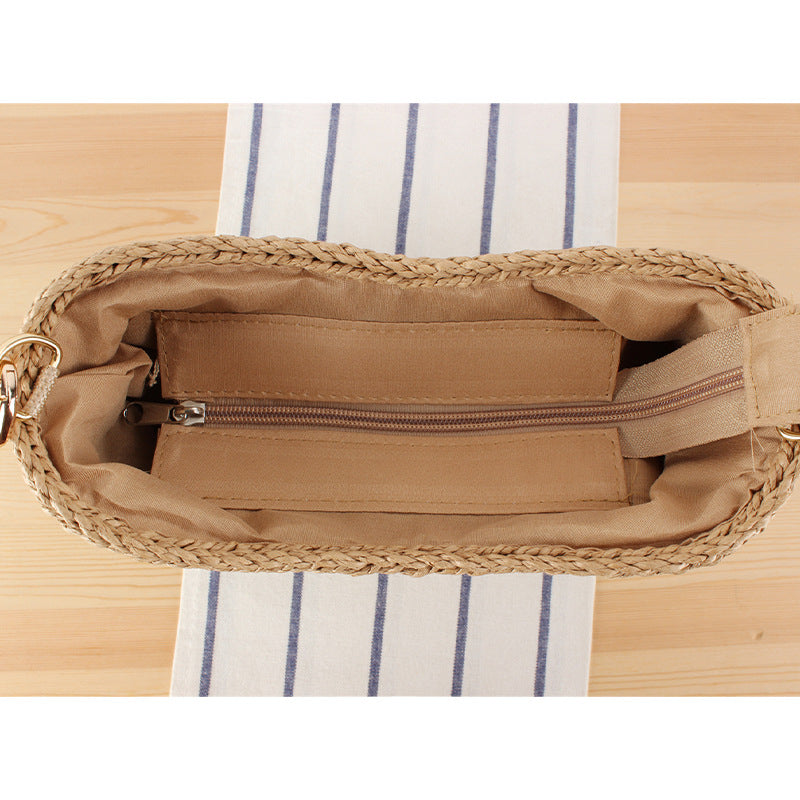 Acrylic Amber Chain Woven Minority Simple Bags