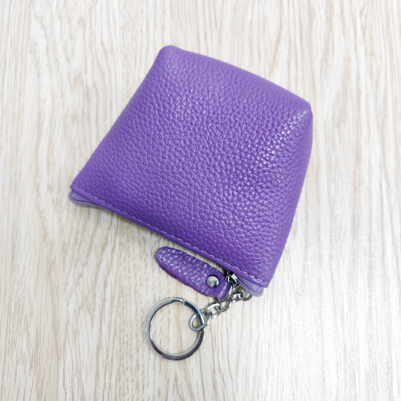 First Layer Cowhide Creative Cow Leather Coin Purses