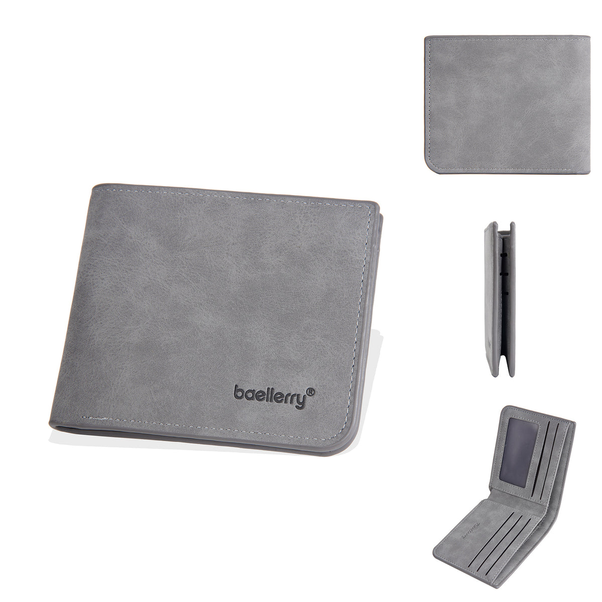 Men's Minimalist Multiple Slots Two Fold Horizontal Men's Wallet