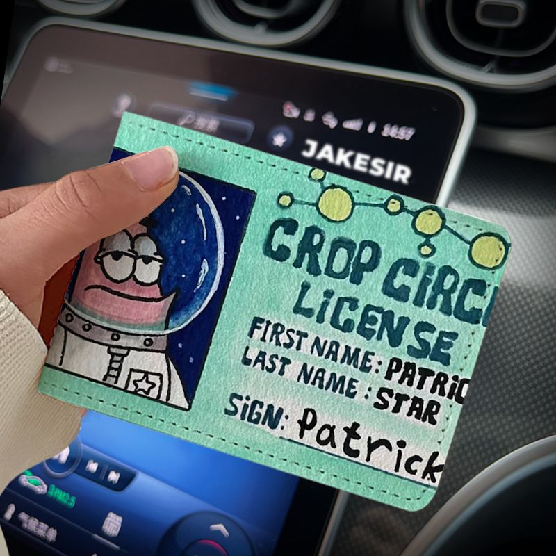 Sponge Star Driving License Protective Cover Motor Card Holder