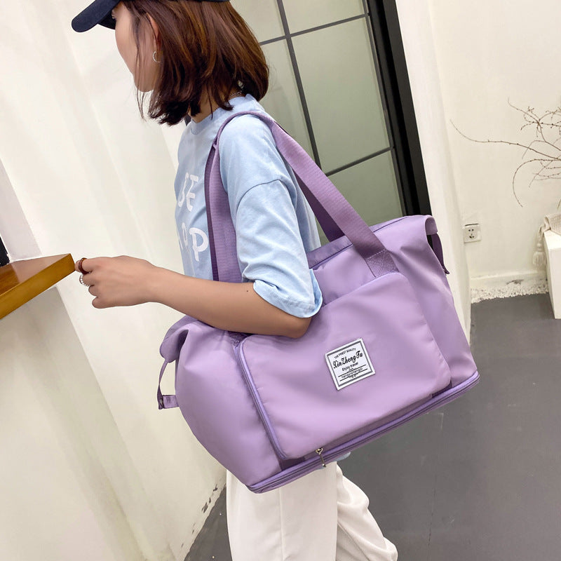 Dry Wet Separation Training Leisure Portable Foldable Travel Bags