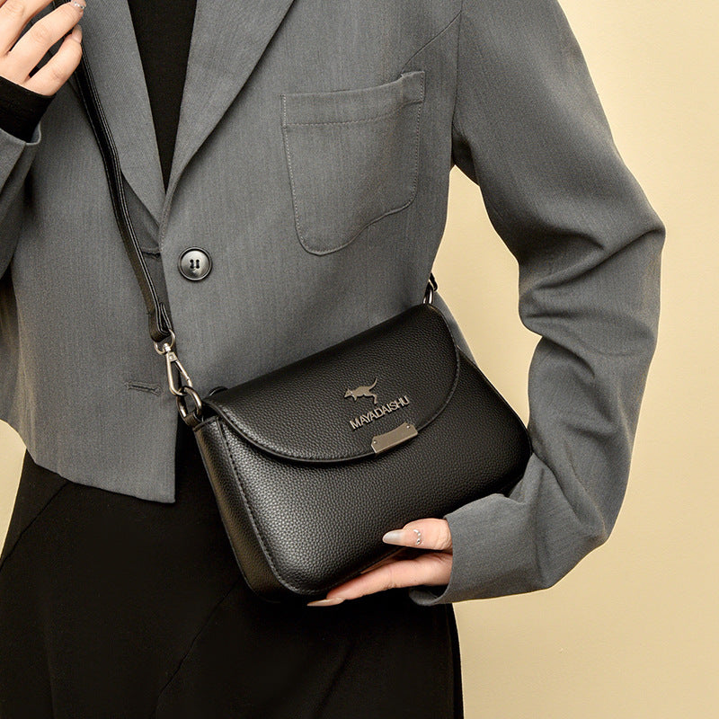 Women's Soft Leather Fashion Large Capacity Mom Bags