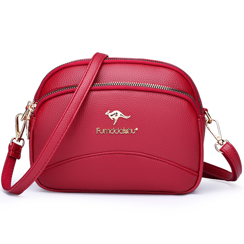 Cool Popular Women's Soft Leather Mobile Women's Messenger Bag