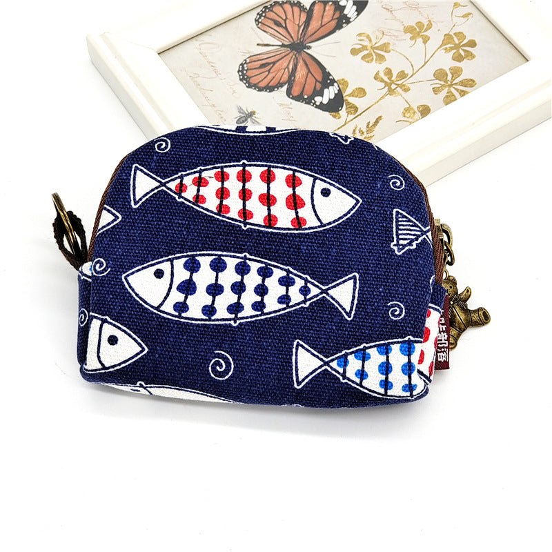 Classy Creative Shell Cloth Cute Storage Coin Purses