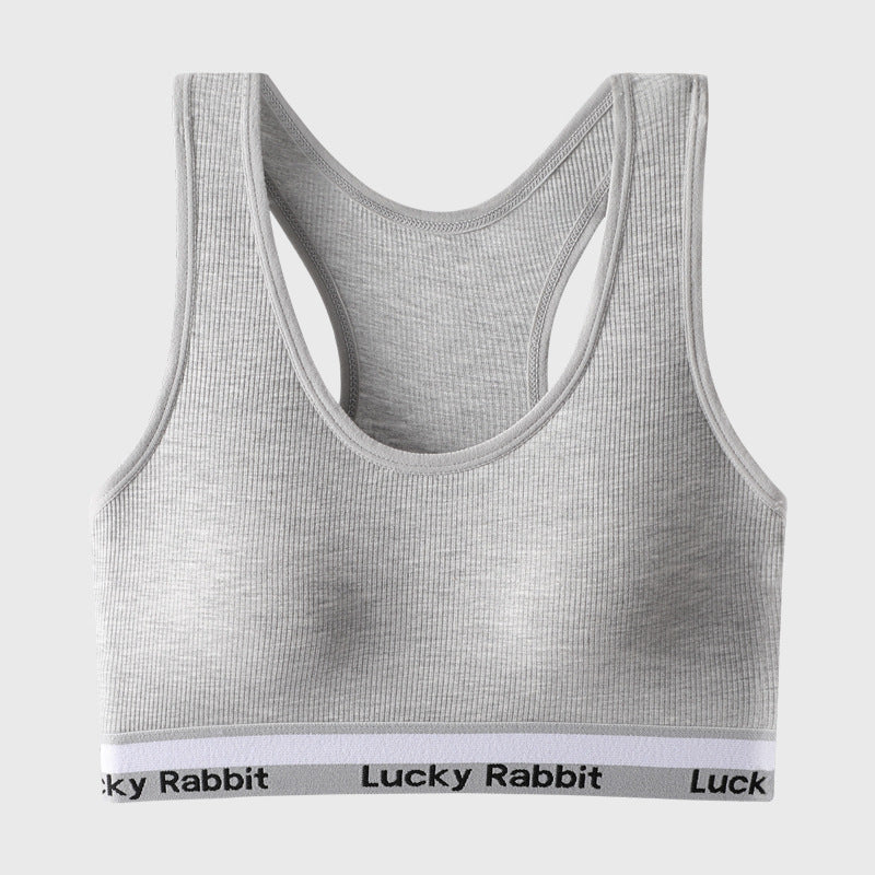 Women's Cotton Chest Pad Wireless Push Up Yoga Bras