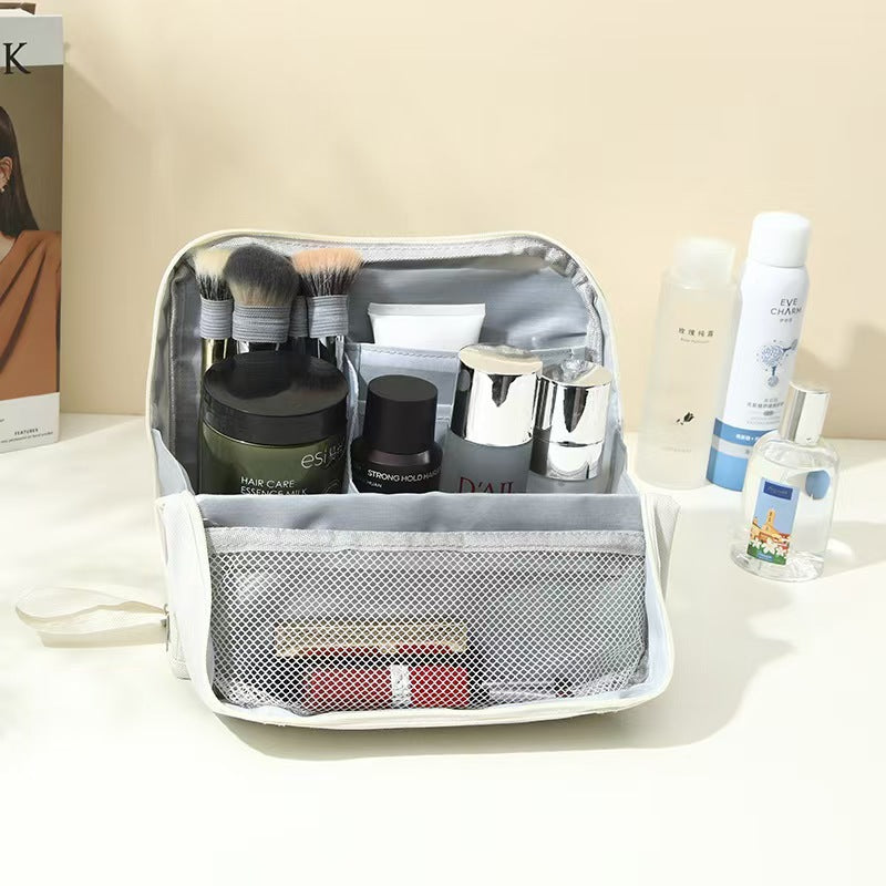 Vertical Large Capacity Portable Storage Wash Makeup Bag