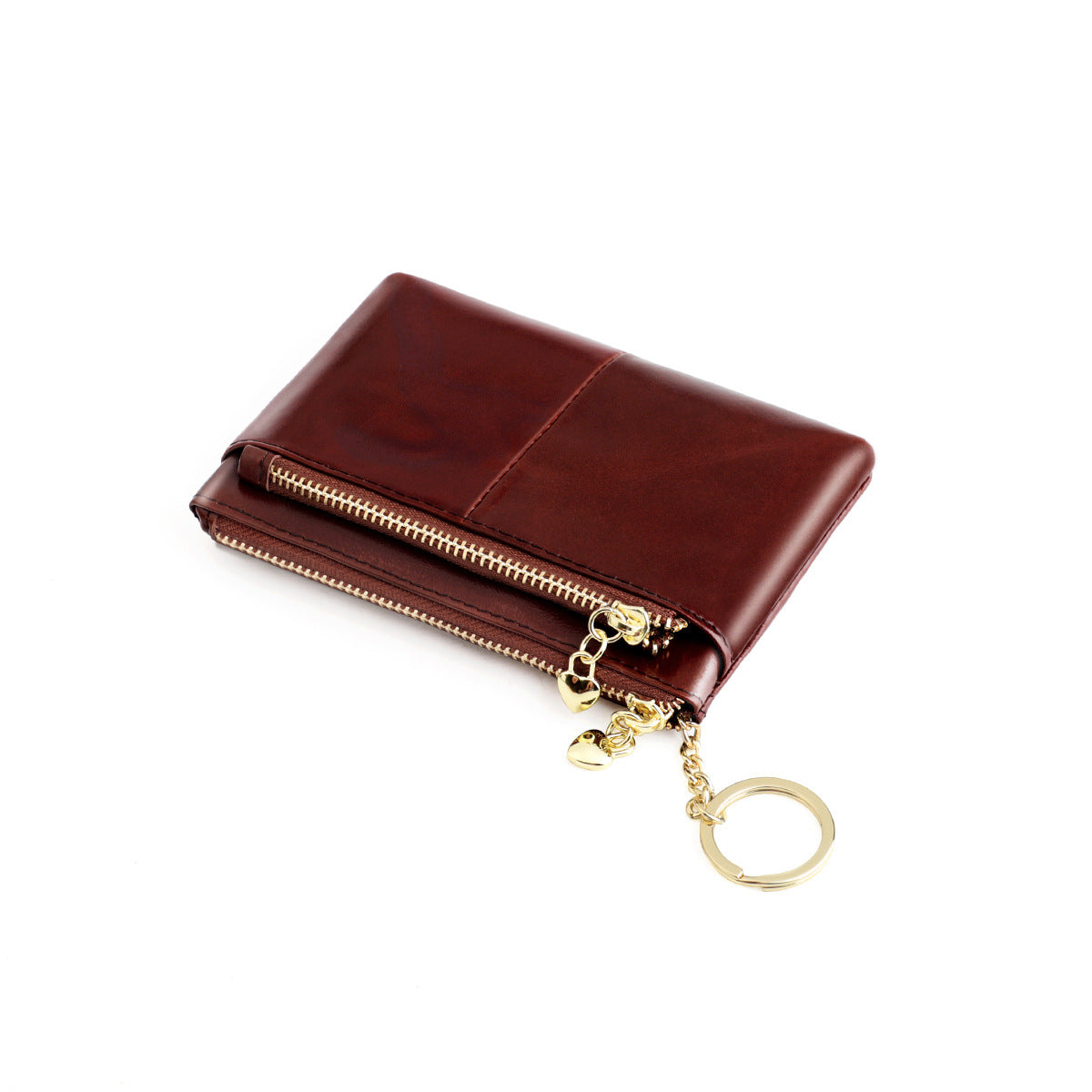 Women's Oil Wax Leather Fashion Clutch Bags