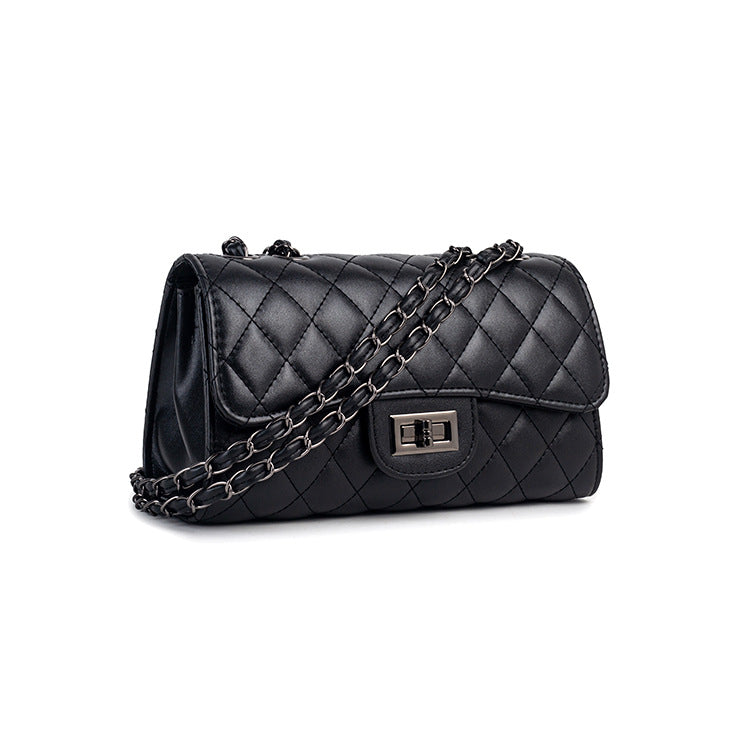 Women's Versatile Chain Large Capacity Fashion Diamond Pattern Daily Bags