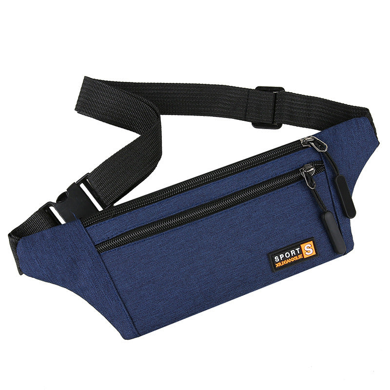 Women's & Men's & Running Household Slanted Mobile Printing Men's Waist Packs