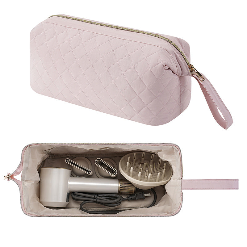 Floral Hair Dryer Storage Portable Curler Buggy Large Bags