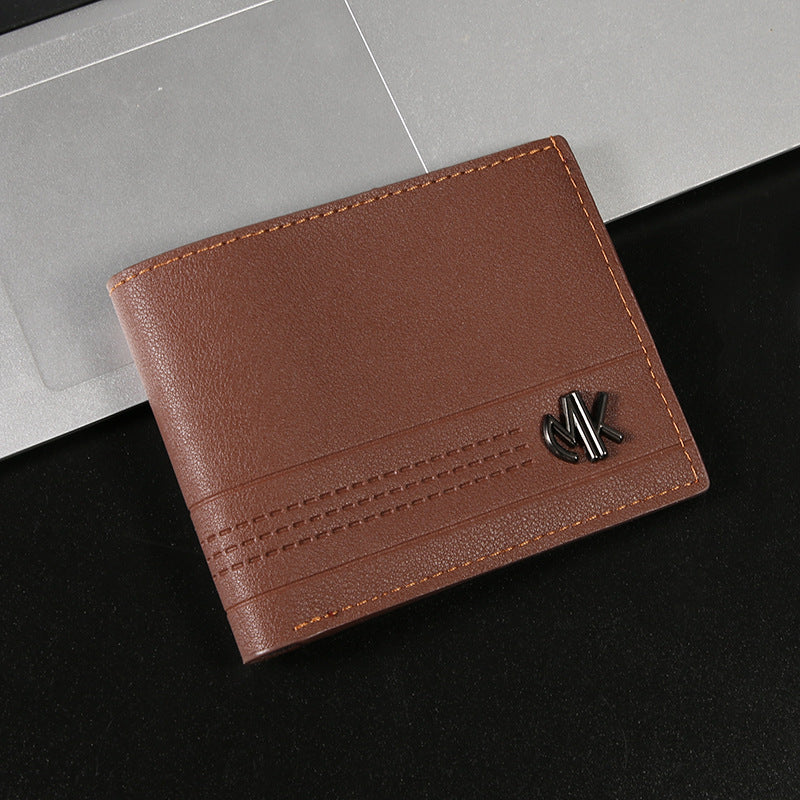 Men's Male Youth Short Business Horizontal Fashion Large Capacity Soft Men's Wallets