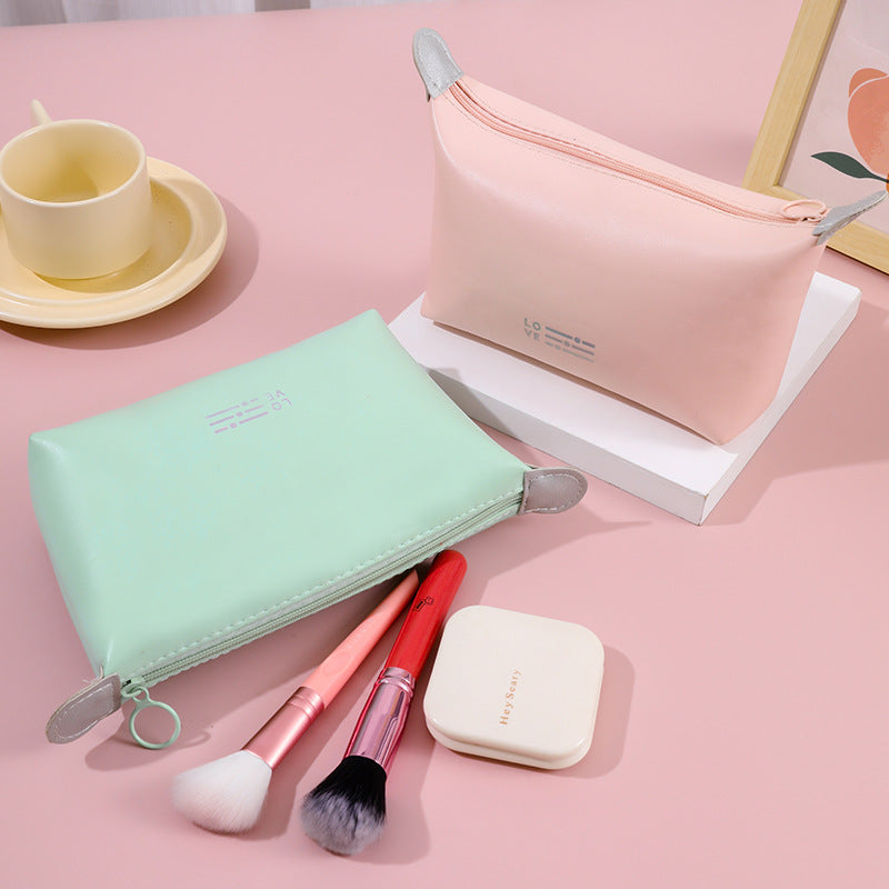 Dumpling Simple Fashion Storage Solid Color Large Capacity Cosmetic Bags