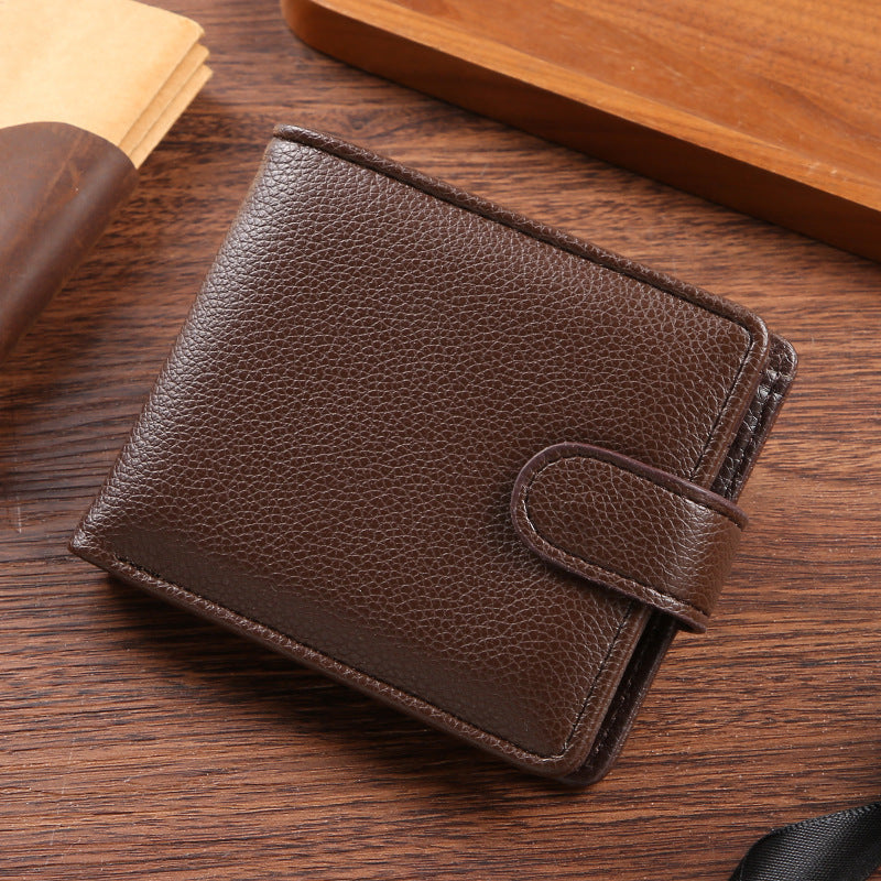 Versatile Men's Retro Large Capacity Leather Men's Wallet