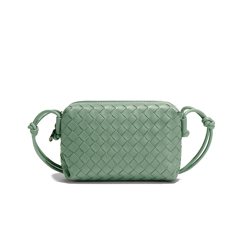 Women's Creative Hand Weaving Fashion Fashionable Boston Women's Messenger Bag