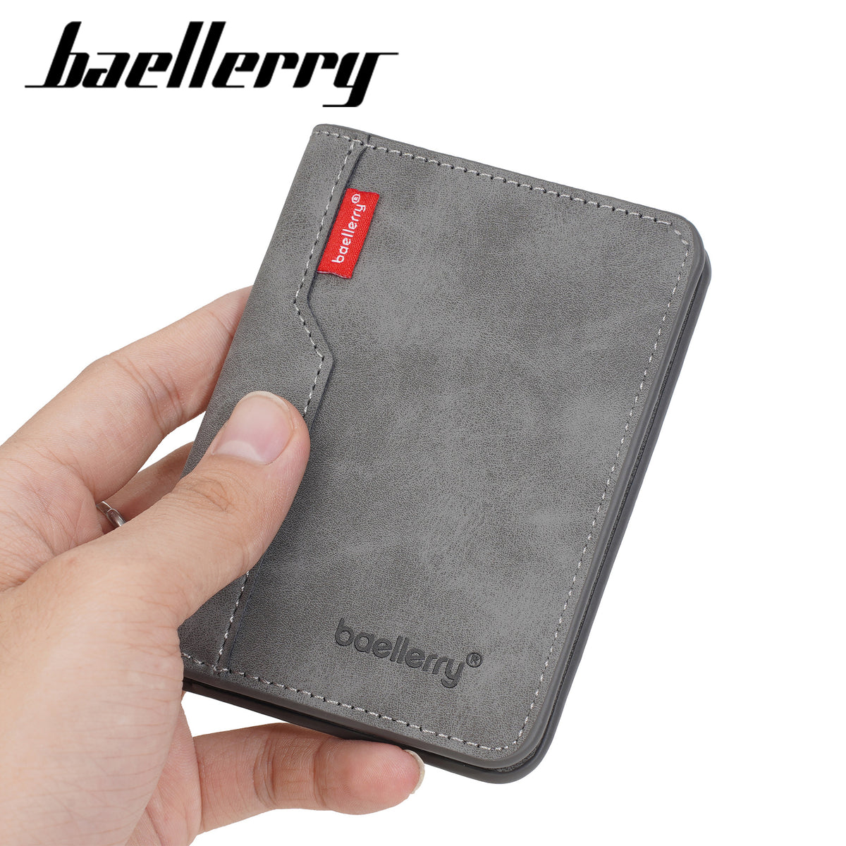 Men's Retro Thin Lightweight Integrated High Sense Two Fold Men's Wallet