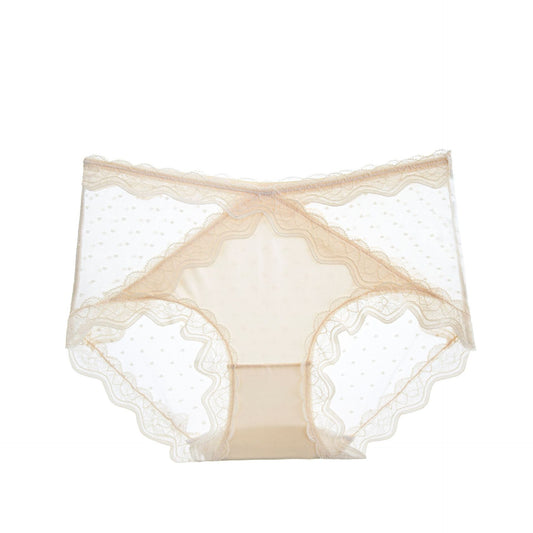 Women's Summer Traceless Lace Mulberry Silk Maintenance Panties