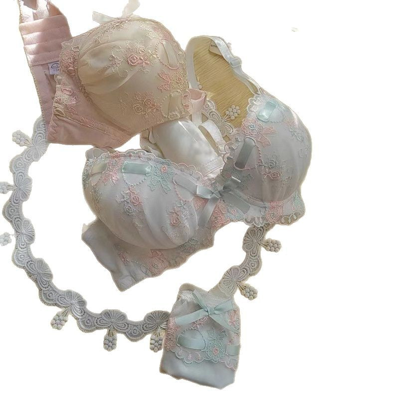 Supply Ribbon Embroidery Fairy Cute No Lingerie Sets
