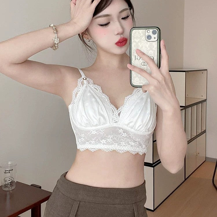 Women's Cup Underwear Thin Comfortable Big Chest Small Push Lingerie Sets