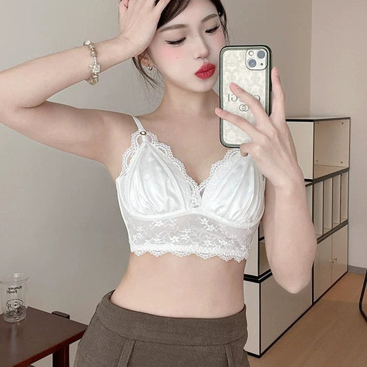 Women's Cup Underwear Thin Comfortable Big Chest Small Push Lingerie Sets