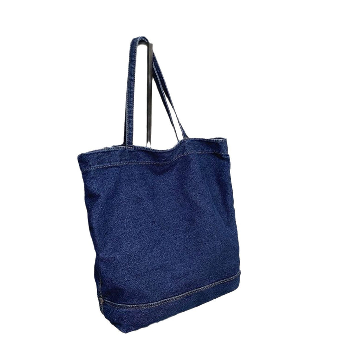 Style Jean Large Capacity Shopping Mother Portable Women's Shoulder Bag