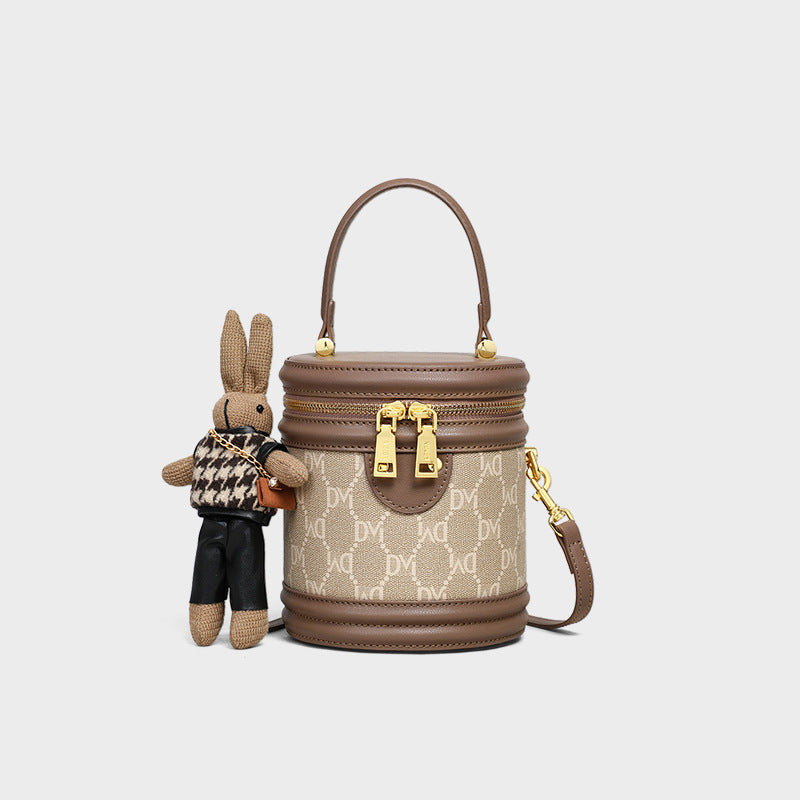 Women's Summer Niche Cylindrical Pouch High-grade Portable Women's Messenger Bag