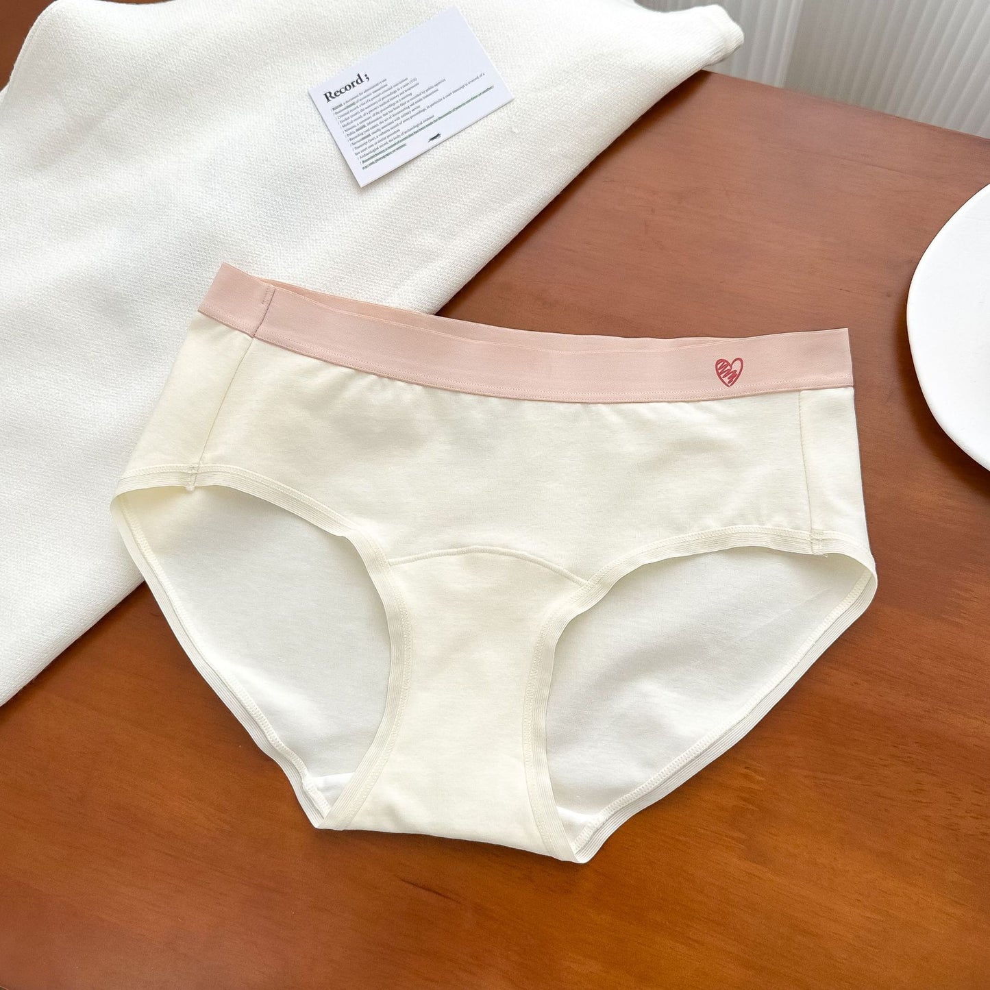 Women's Lengthened Crotch Purified Cotton Underwear Pure Panties