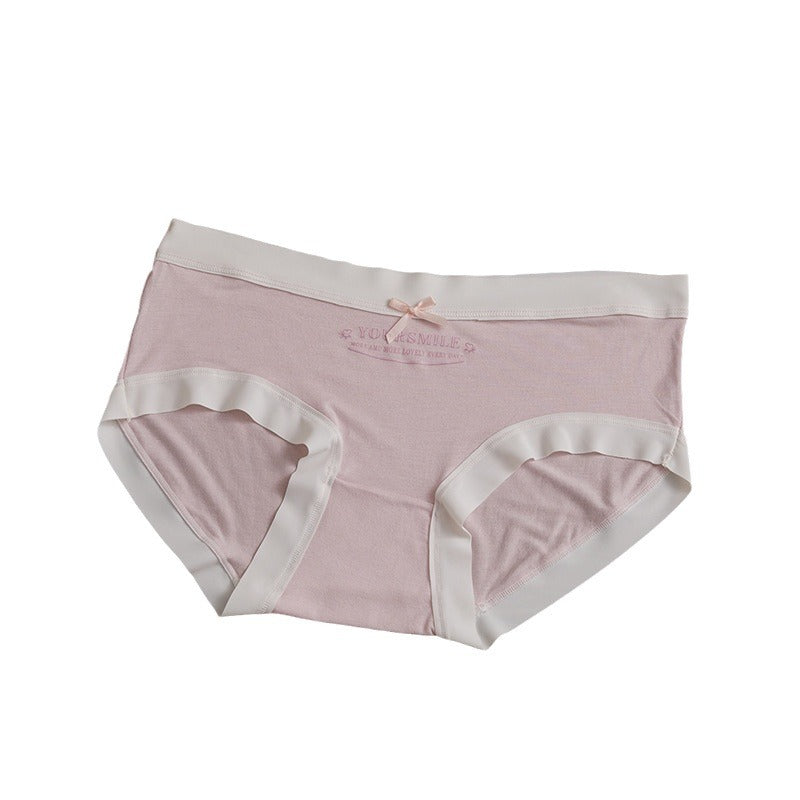 Women's Modal Underwear Mulberry Silk Pla Bottom Traceless Panties