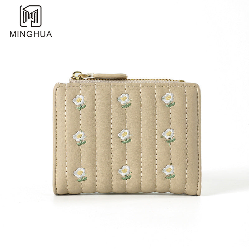 Women's New Short Simple Summer Zipper Ladies Wallets