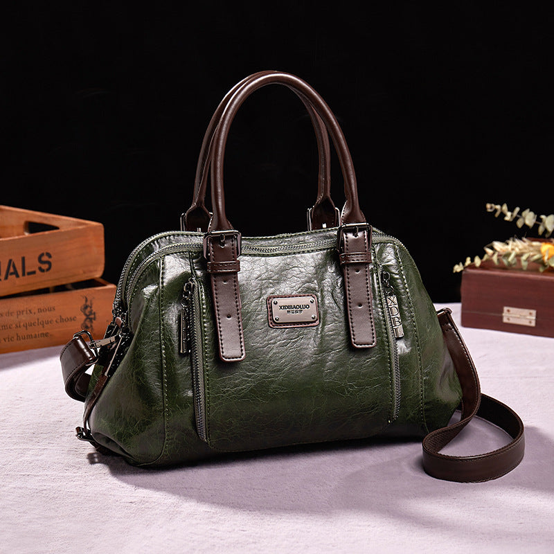Women's Retro Fashion Portable Adjustable Large Capacity Bags