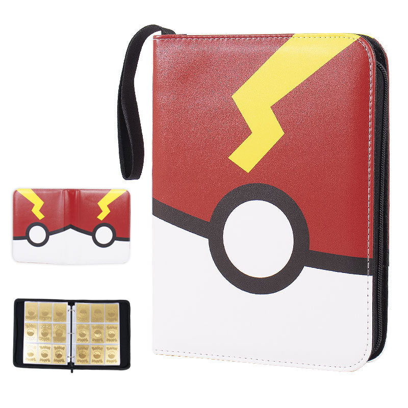 Magic Binder Grid Game Cartoon Favorites Card Holder
