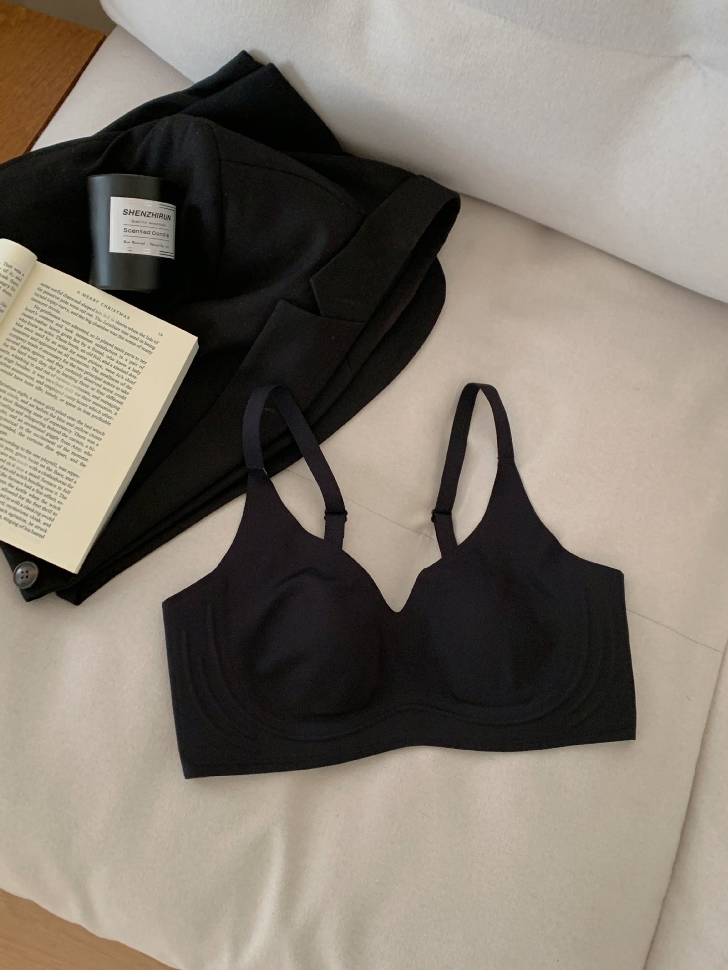 Women's Mug Underwear Big Chest Small Thin Breathable Everyday Bras