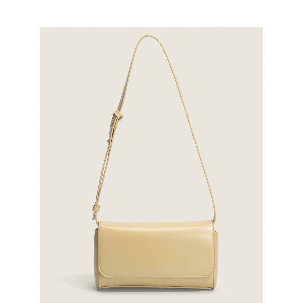 Women's Korean Simple Solid Color Soft Surface Shoulder Bags